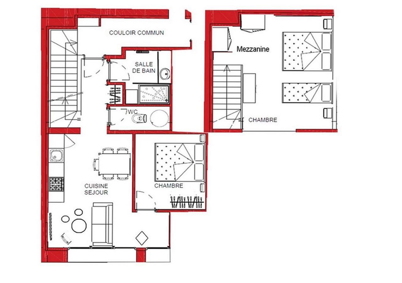 Appartement Duplex Au Centre De Lanslebourg Экстерьер фото